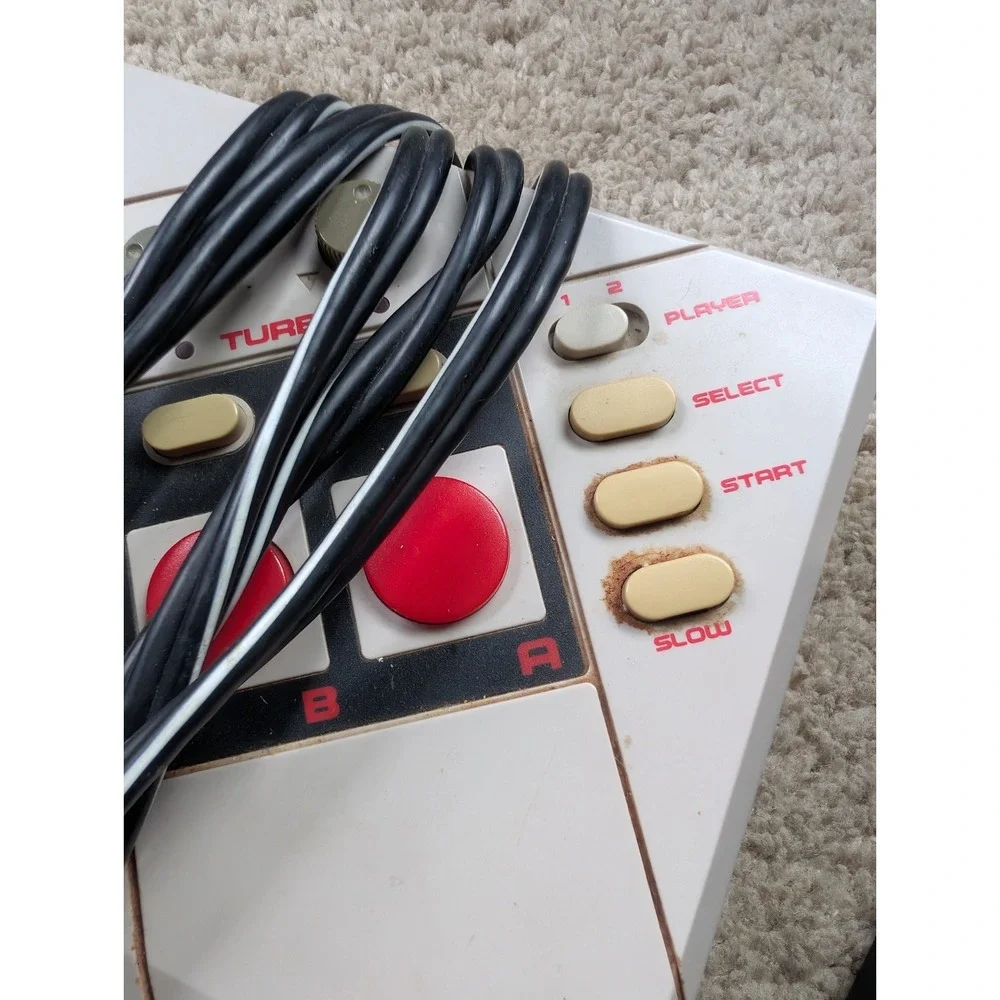 READ Vintage NES Controller & Accessories Lot UNTESTED AS-IS OEM Zapper